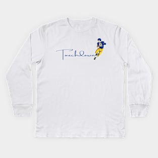 Touchdown Rams! Kids Long Sleeve T-Shirt